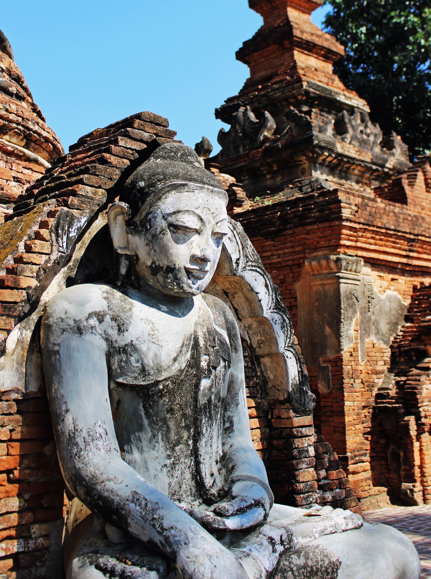 Buddha statue, Inwa, Myanmar