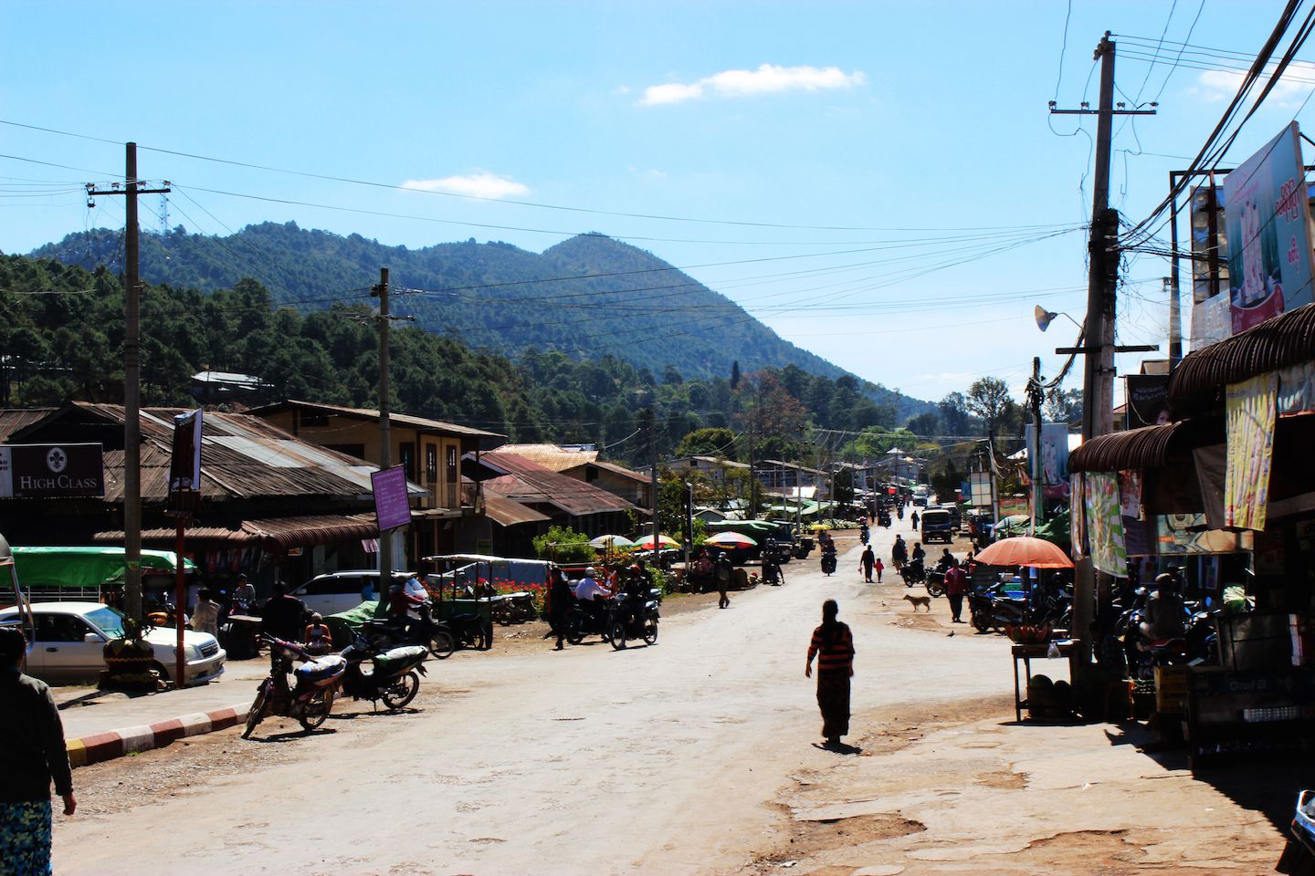 Streets of Kalaw, Myanmar
