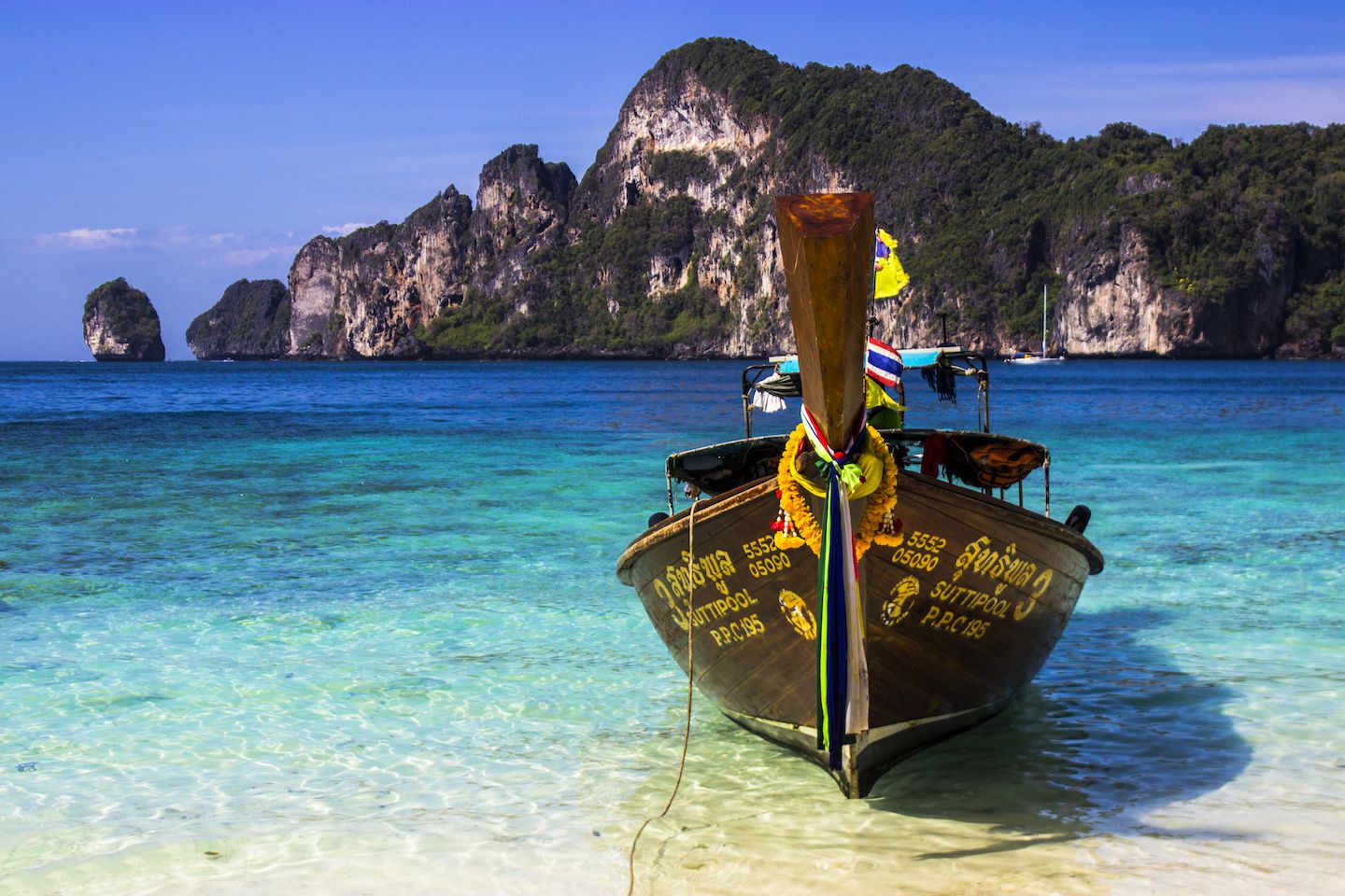 Longtail boat on Koh Phi Phi Don, Thailand