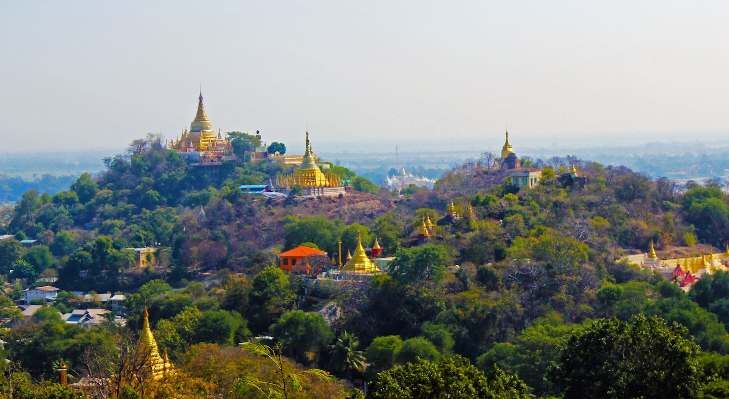 View from Sagaing Hill, Sagaing, Myanmar