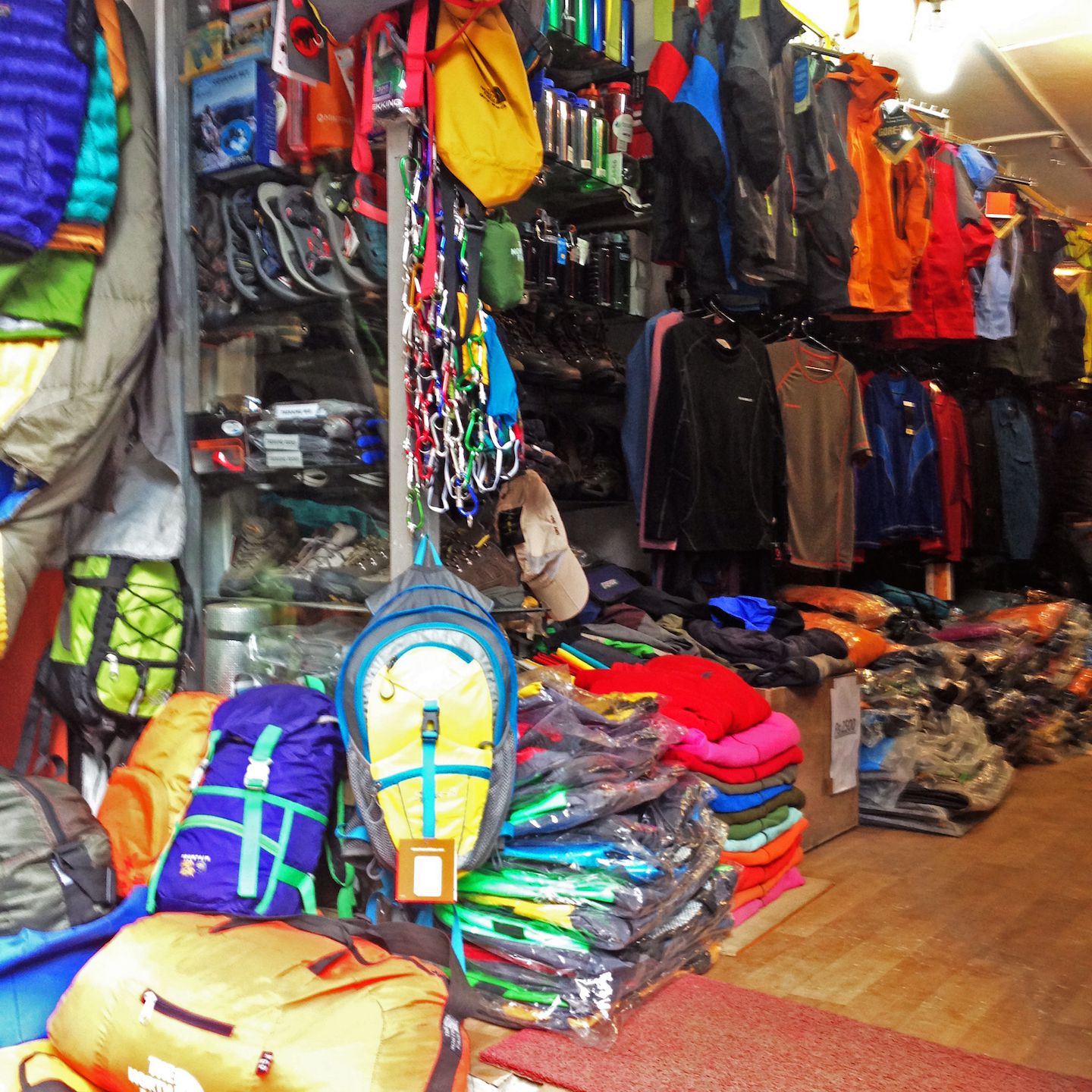 Shopping for gear in Kathmandu