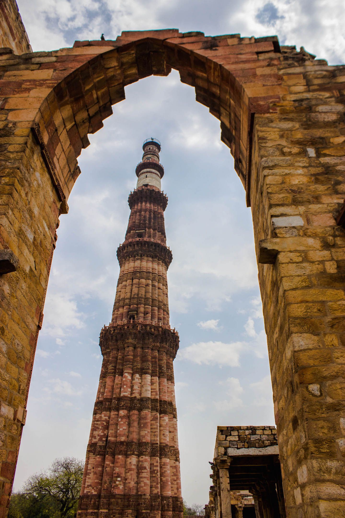 View of Qutb Minar, New Delhi, India