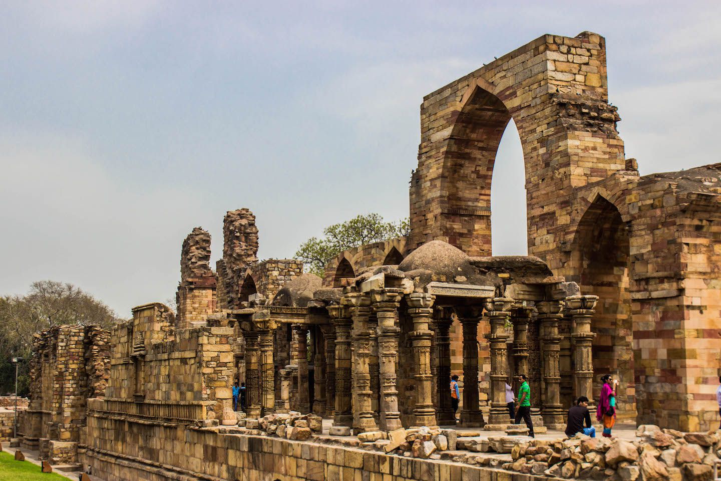 Ruins at Qutb Minar, New Delhi, India