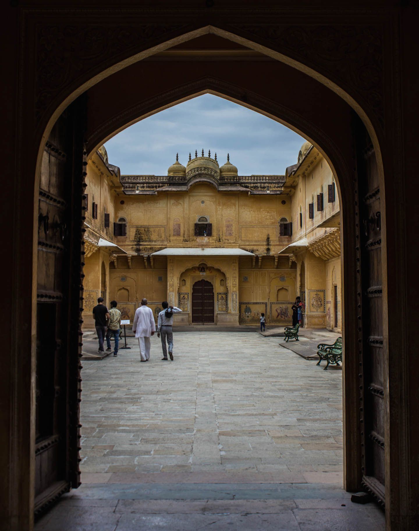 Entering the Nahargarh Fort in Jaipur, India