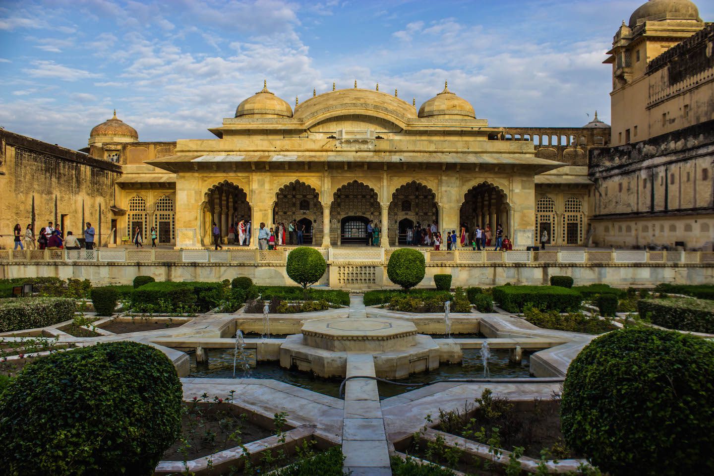 Inner garden at Amer Fort, Jaipur, India