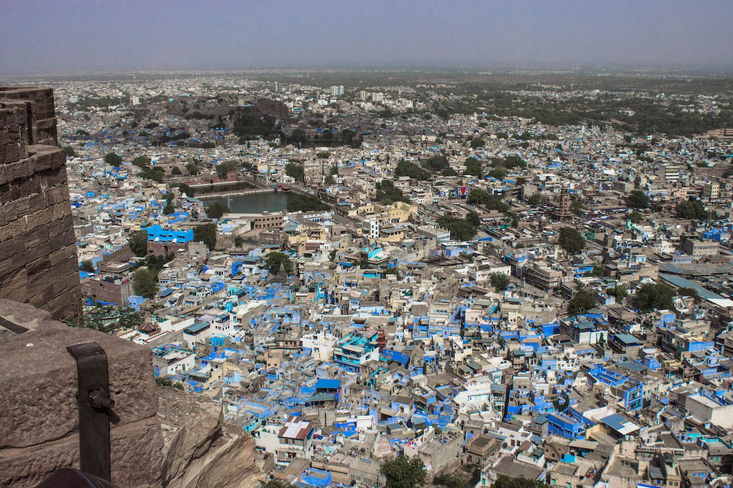 View of the "blue city" of Jodhpur, India