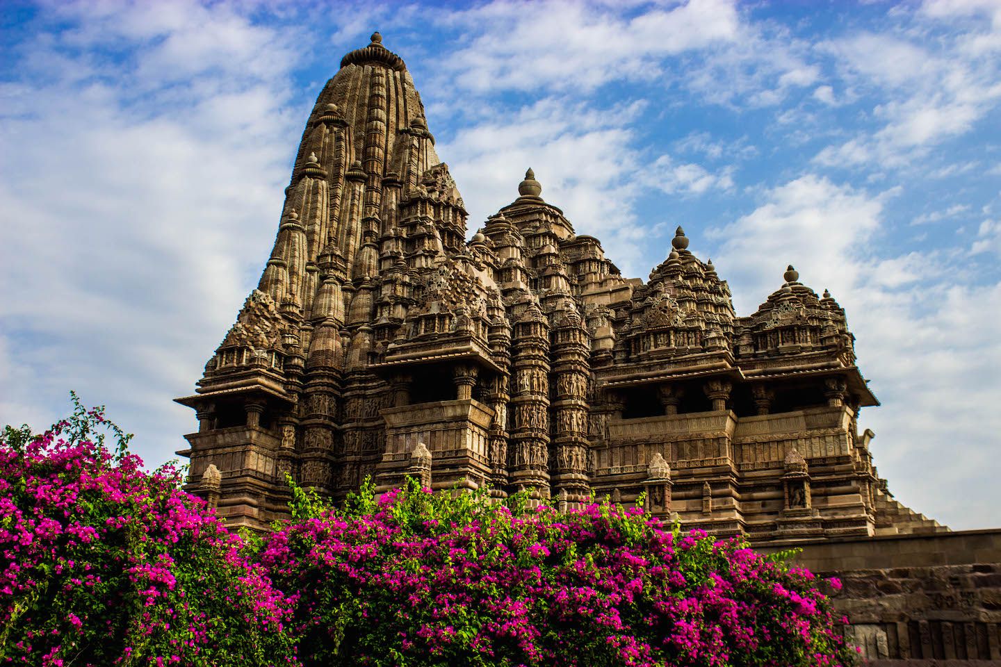 South view of Kanradiya-Mahadev temple, Khajuraho, India