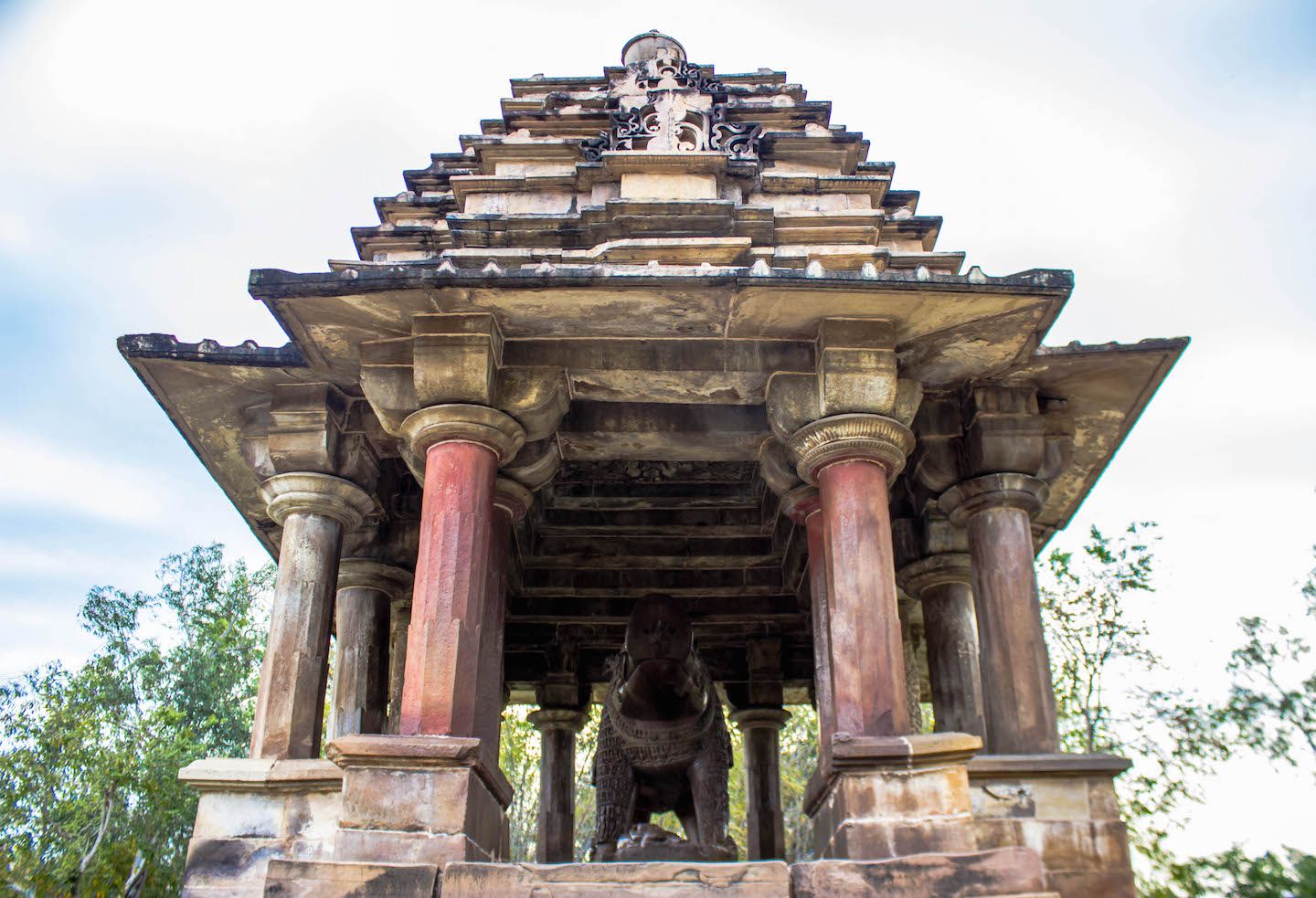 VIew of Varaha temple in Khajuraho, India