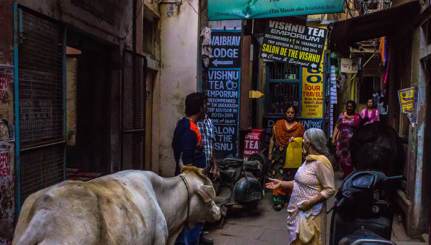 Alleys in Varanasi, India