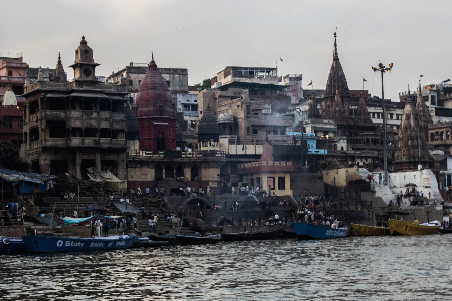 Manikarnika Ghat in Varanasi, India