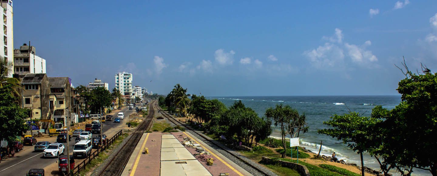 Marine Drive in Colombo, Sri Lanka