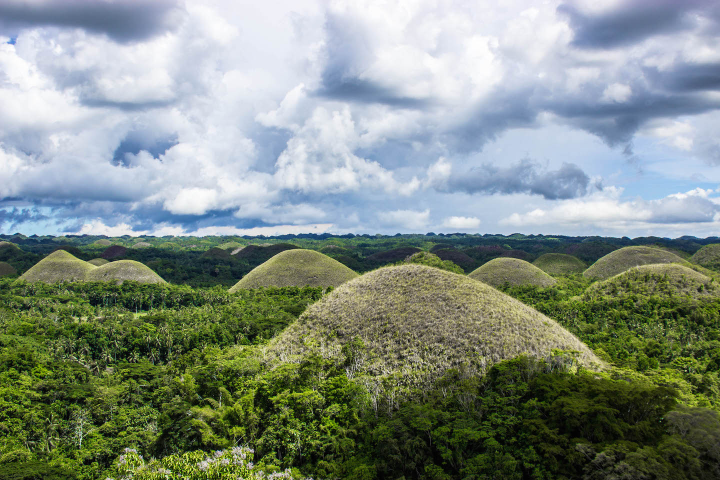 Overlooking the Chocolate Hills, Bohol, Philippines
