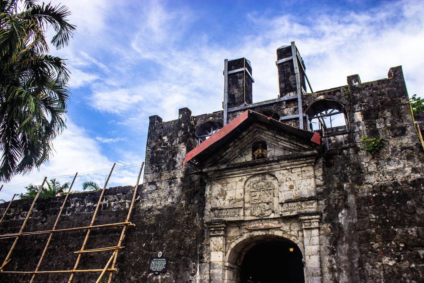 Entering Fort San Pedro, Cebu, Philippines