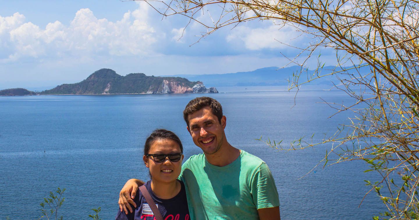 Julie and Carlos in Corregidor, Philippines