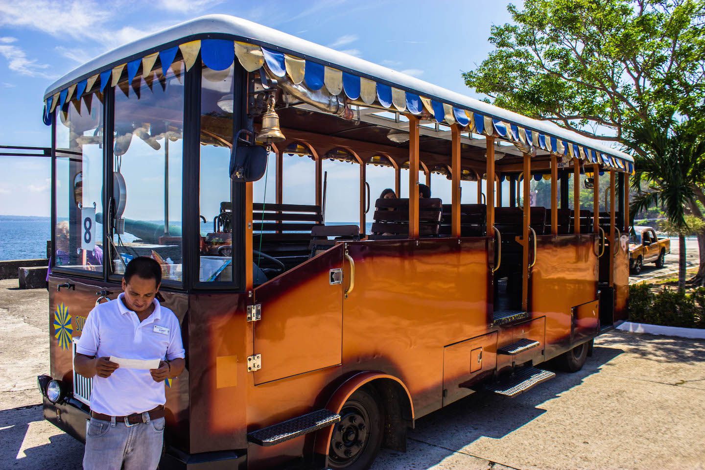 Bus in Corregidor, Philippines