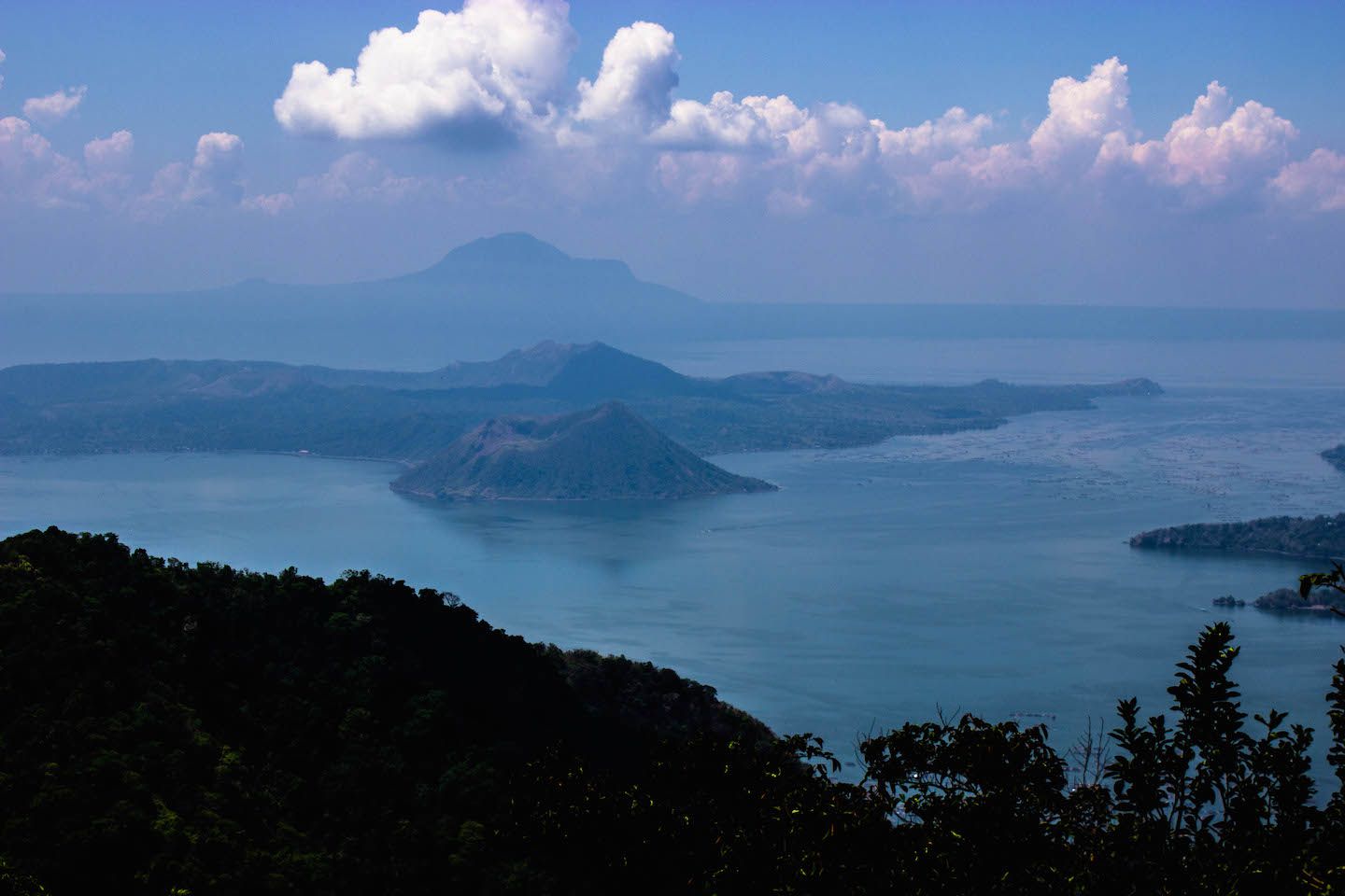 View of Taal volcano, Tagaytay, Philippines