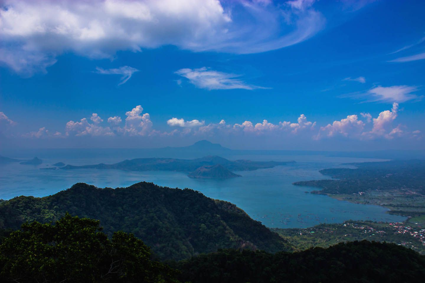View of Taal Volcano and the lake, Tagaytay, Philippines