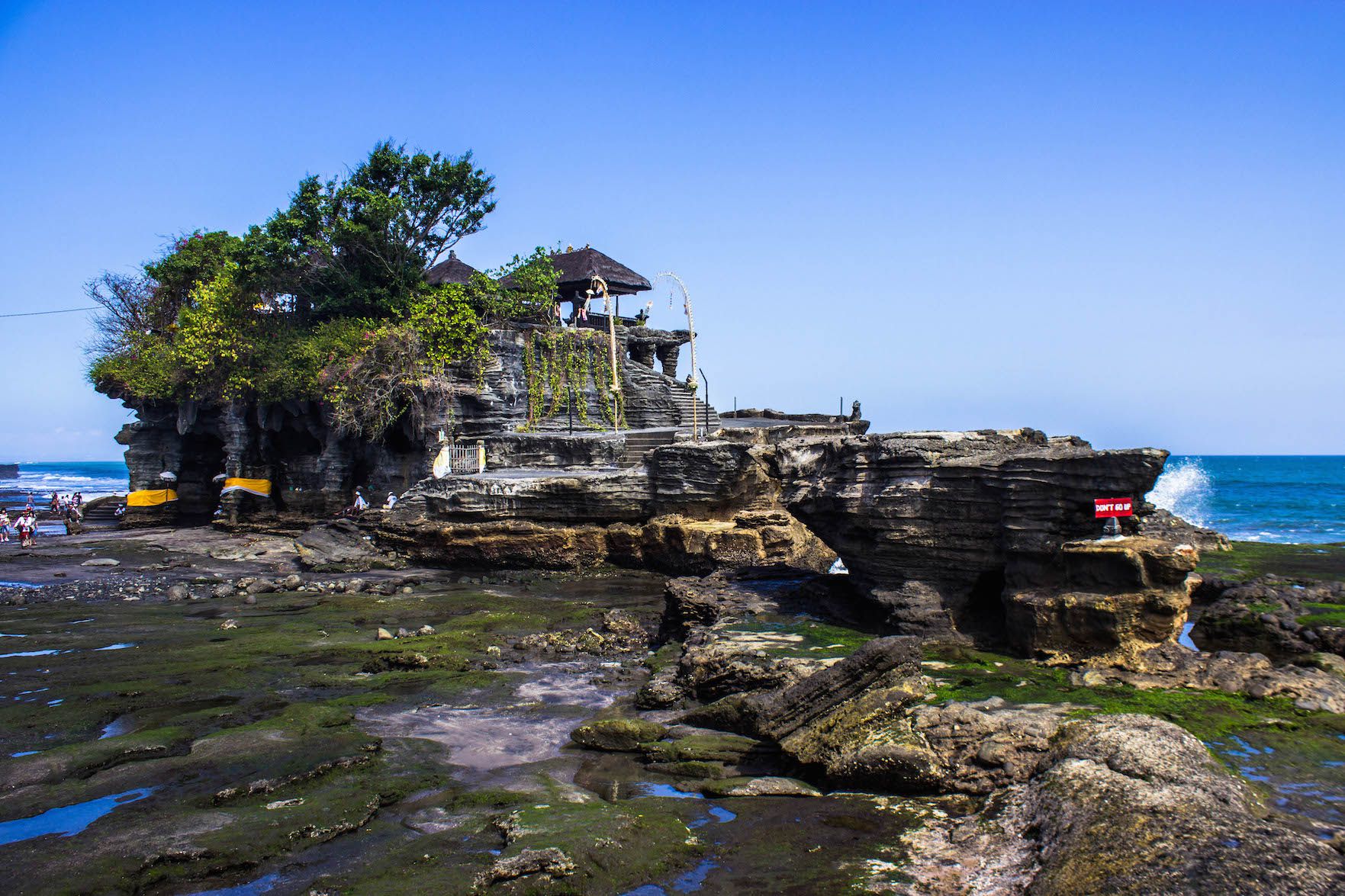 Overlooking Tanah Lot temple, Bali, Indonesia