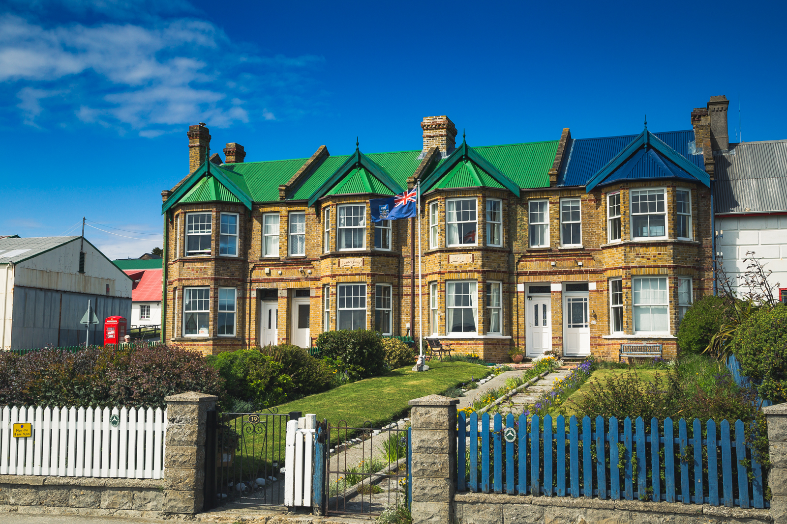 Victorian house in Stanley, Falklands