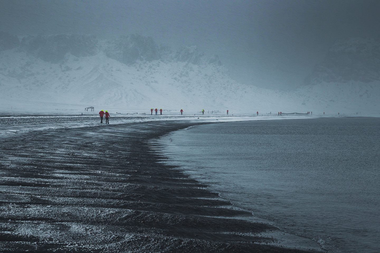 Where the polar plunge happened, Deception Island