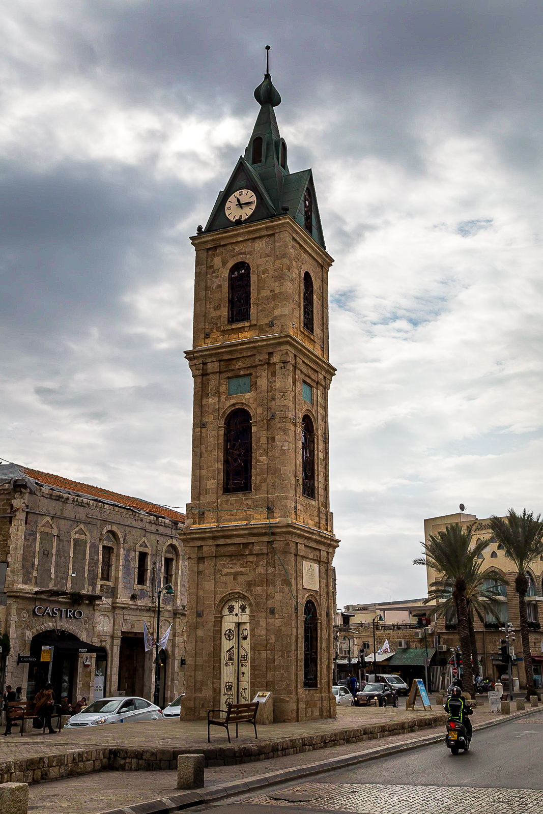 Clock tower in Old Jaffa, Tel Aviv, Israel