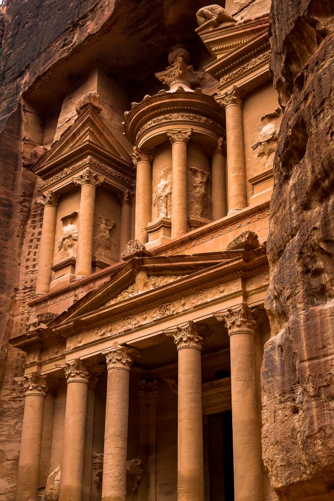 The treasury at Petra, Jordan