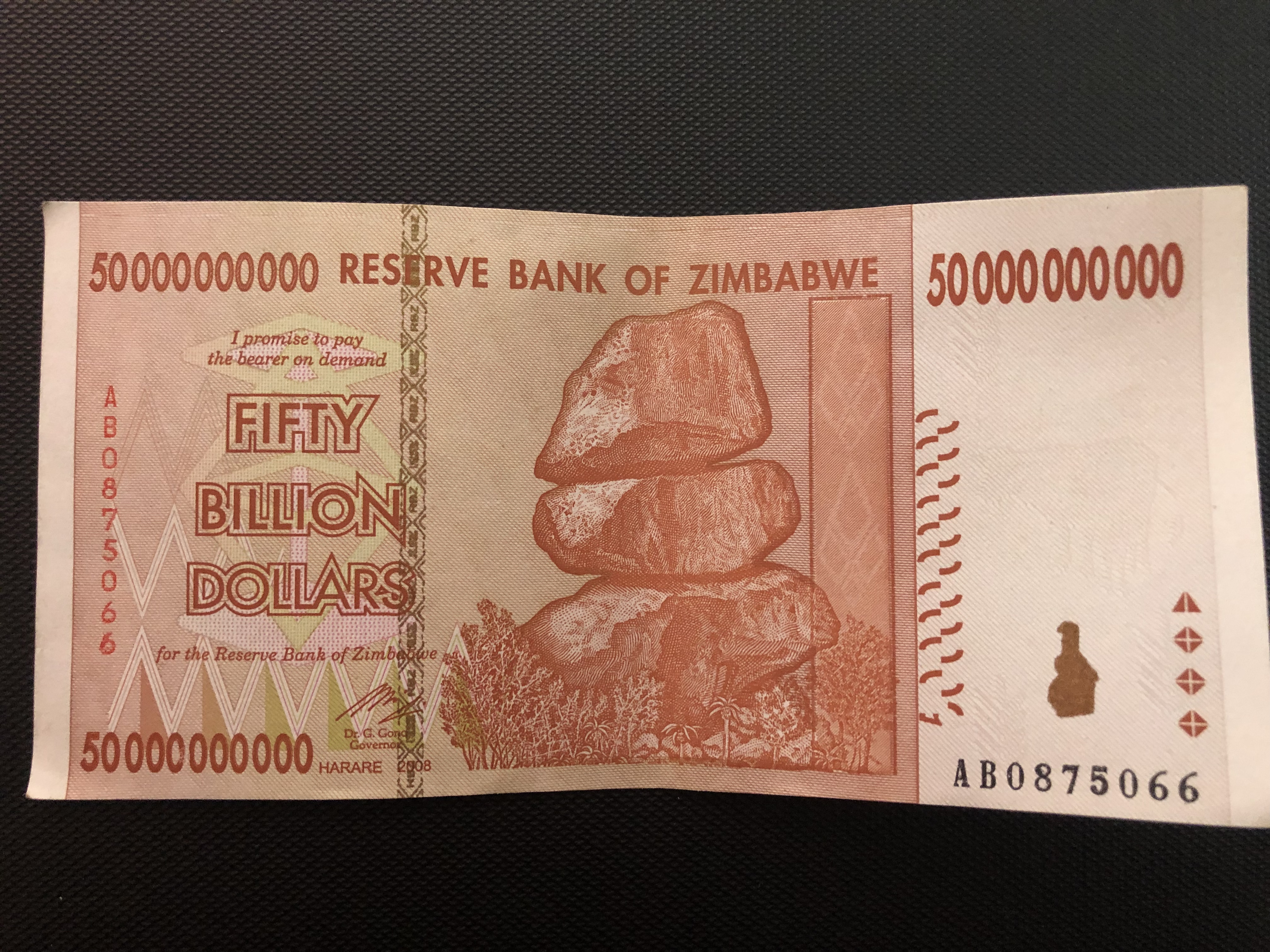 We’re billionaires... in Zimbabwe dollars no longer in use.