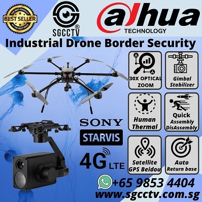 Industrial Drone Thermal Camera with Gimbal Stabilizer Dahua Drone X1550S Dahua DHI-UAV-GA-TV-2030TA Thermal 30x Optical Zoom Public Security Transportation Firefighting Border Defense Agricultural Forestry Energy Industries High Hovering Accuracy 30x to 40x Optical Zoom Satellite Positioning Systems GPS Beidou GLONASS