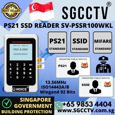 High Security Reader SV-PSSR100WLK Smart Card PS21 SSID MIFARE Singapore Parliament Singapore Police Force Changi Airport MAS MOE PUB MOH MPA Public Service