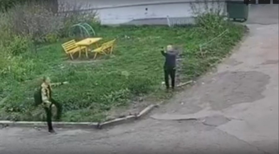 Кузбассовец снял на видео криминальные забавы детей