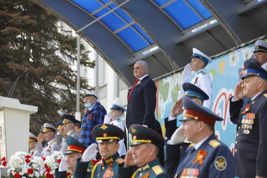 Мероприятия, приуроченные ко Дню Победы прошли в нескольких городах Кузбасса