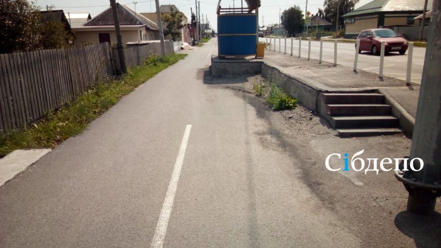 Лбом в остановку: жителей Кузбасса велодорожки с препятствиями приводят в тупик