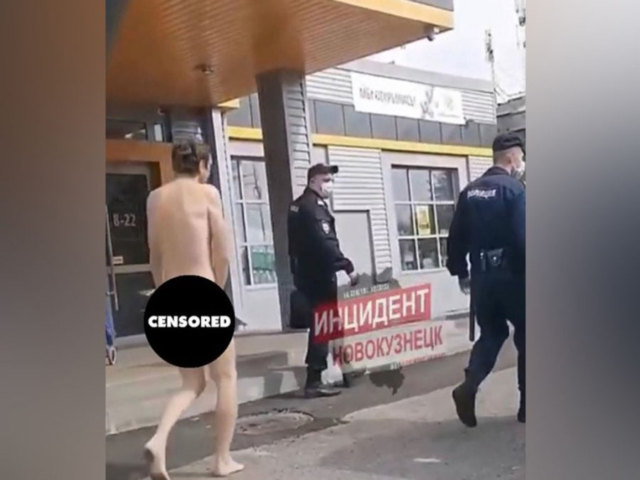 Кузбассовец решил осмотреть Новокузнецк голым