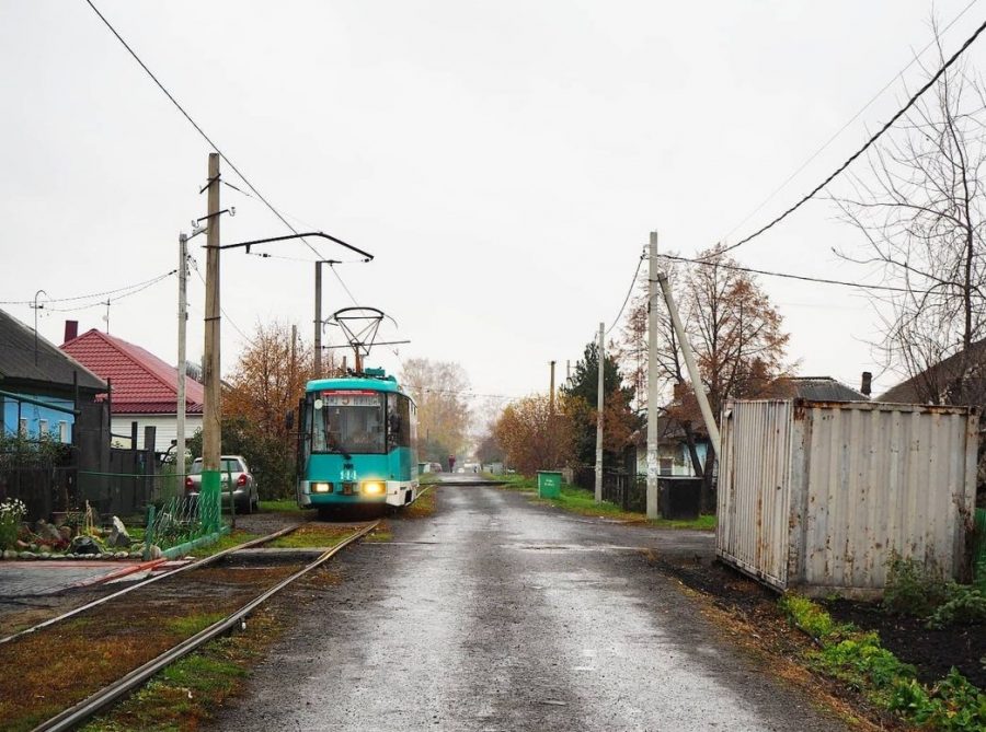 Трамвай из Кемерова заинтересовал немецкого путешественника