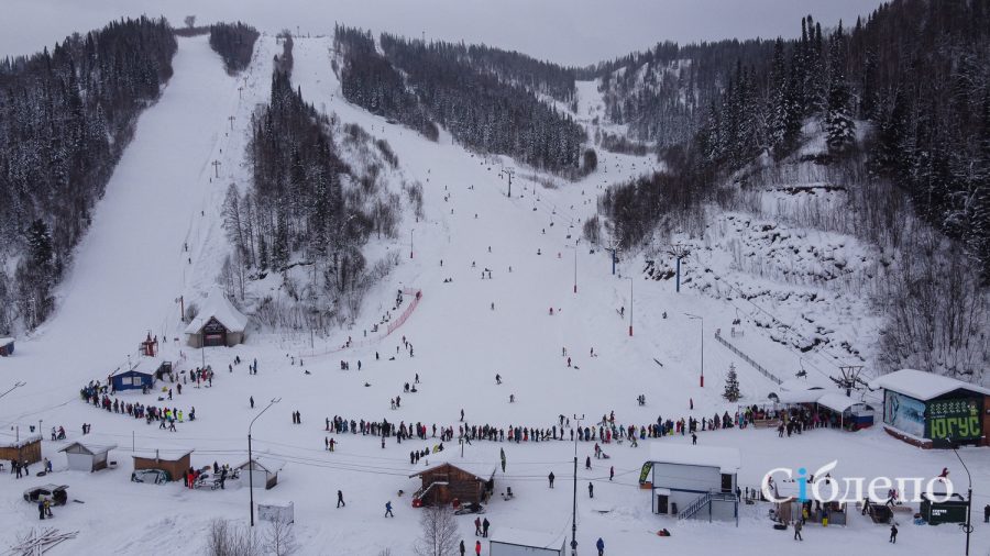 На популярном горнолыжном курорте Кузбасса внезапно закончился снег