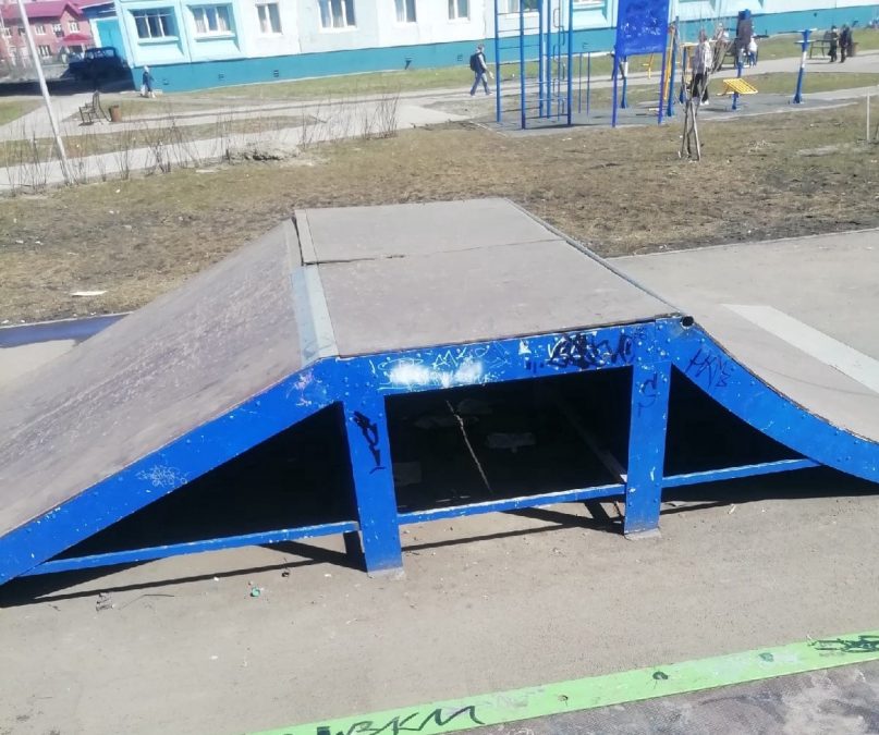 В Кузбассе на скейт-площадке сделали шумоизоляцию и сломали аттракцион