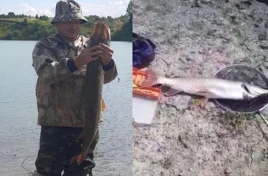 В Новокузнецке мужчина вытаскивал рыбу десять минут