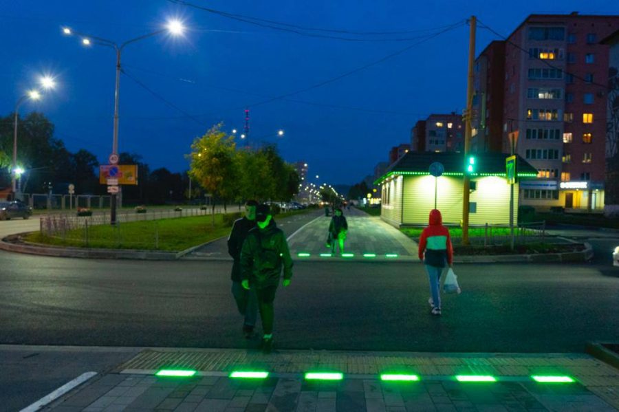 Первый лежачий светофор появился в Кузбассе