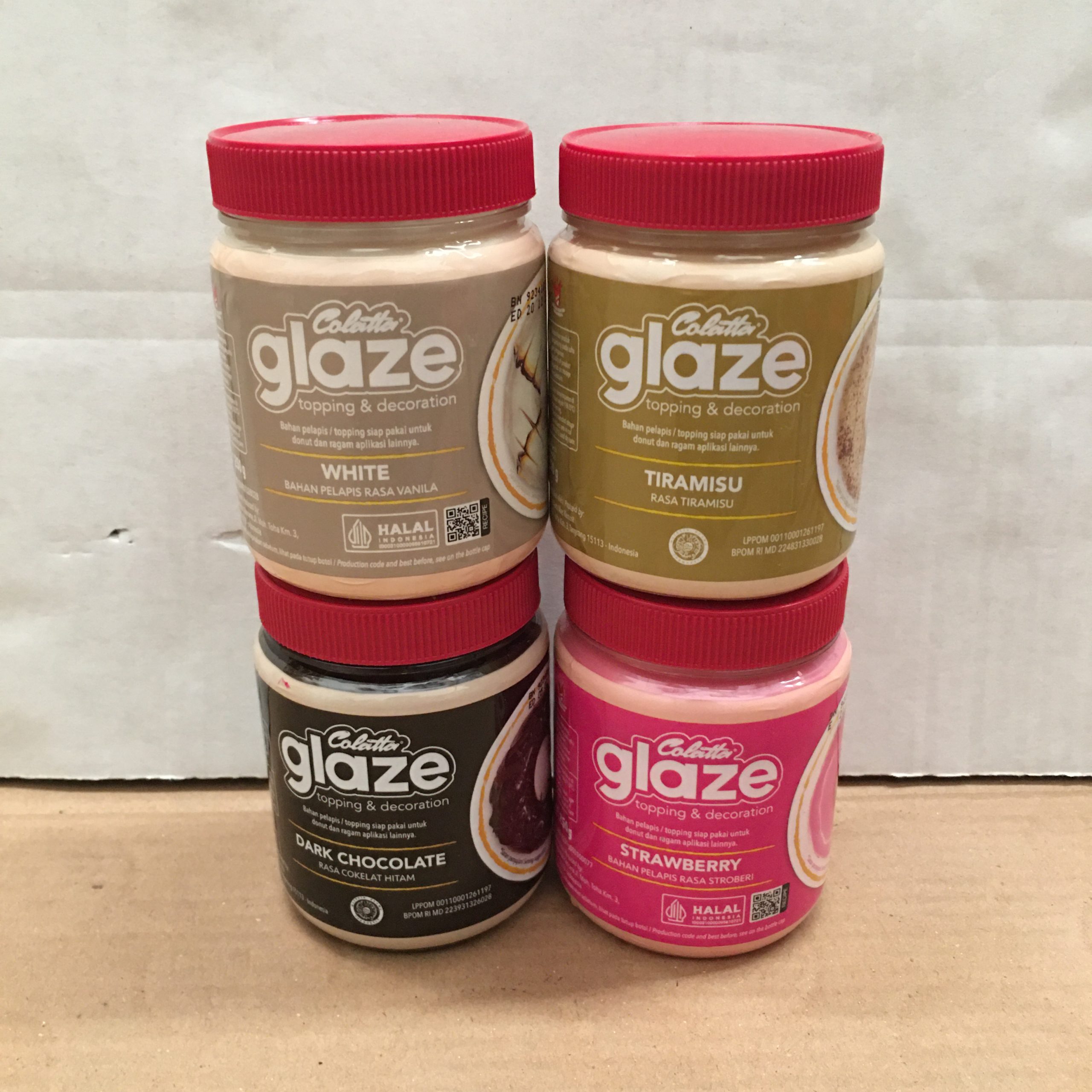 Collata GLAZE 250gr Toping Donat siap pakai Glaze donat (2)