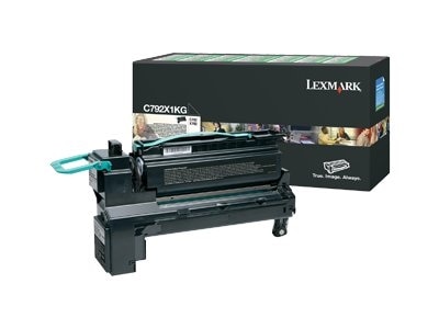 Lexmark Extra High Yield Return Program Print Cartridge for C792 Printer - Black