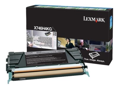 Lexmark HI Yield BLK original toner cartridge LRP - for X746de, X748de, X748dte yield up to 12,000 pages per cartridge