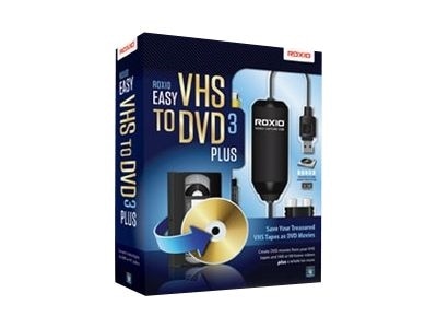 Roxio Easy VHS to DVD Plus - (v. 3) - box pack - 1 user - Win - English