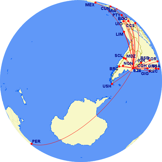 Perth Buenos Aires Direct - South America, Australia Direct Flight Near Antarctica