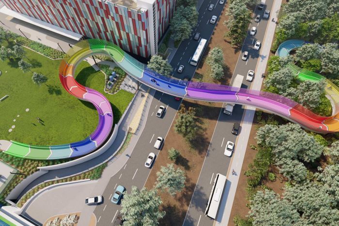 Perth Childrens Hospital Rainbow Bridge