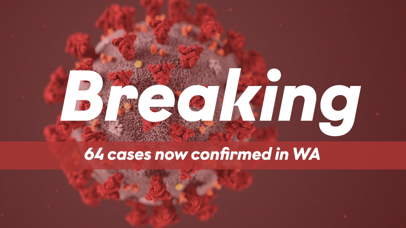 WA has 64 confirmed coronavirus cases