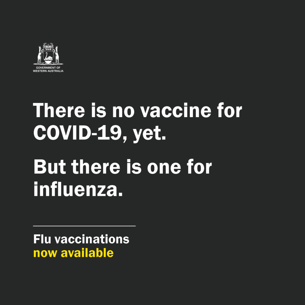 Influenza shot WA campaign