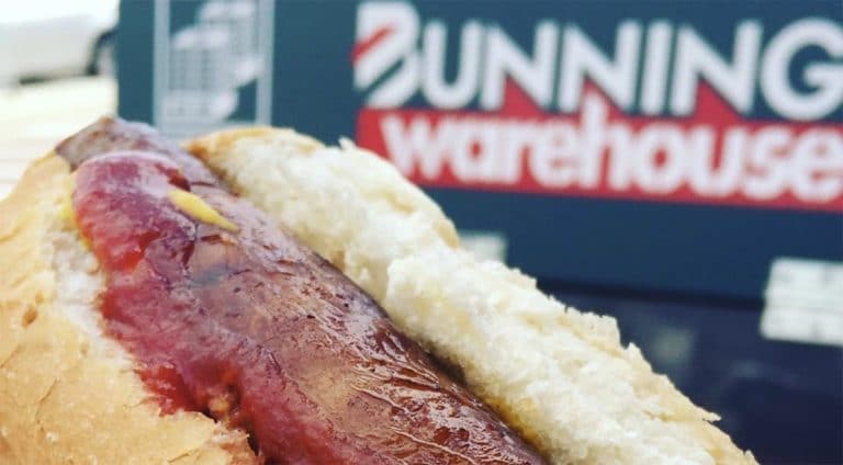 bunnings sausage sizzle back in WA