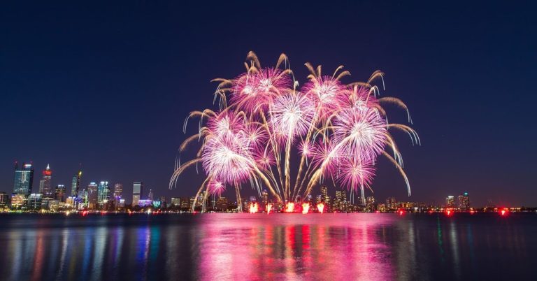 Perth Australia Day Fireworks 2021