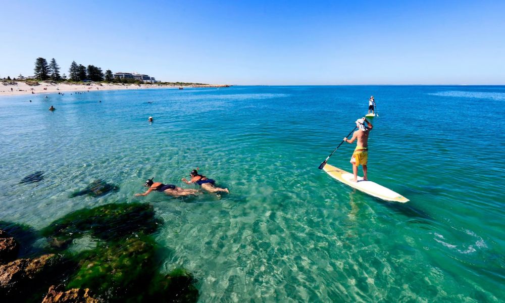 Fremantle Day Trip - Dip in South Beach’s turquoise waters
