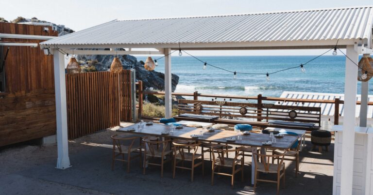 The new beachside restaurant at Rottnest Island